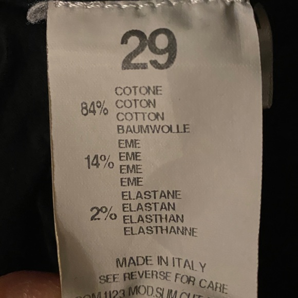 Maison Kitsune black skinny jeans- size 29 - Picture 3 of 4